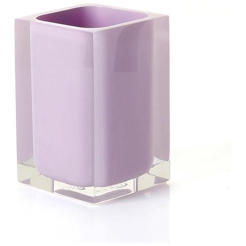 Portaspazzolini D'appoggio In Resina Ra98 Serie Rainbow Lilla - Foto 1