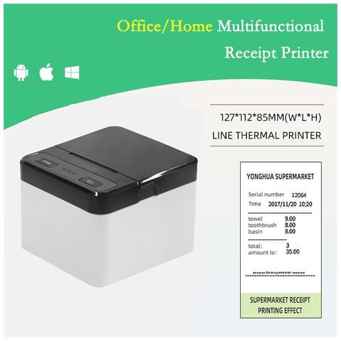 Stampante Termica Per Ricevute Da 58 Mm Usb+bluetooth - Stampante Pos Compatta Ad Alta Velocità - Foto 3