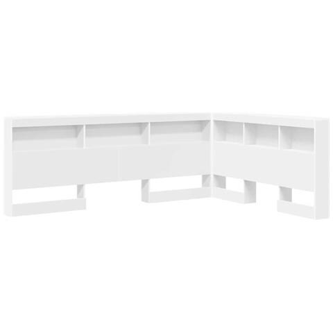 Testata contenitore Bianco 160 cm Legno multistrato - Foto 1