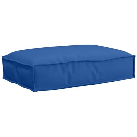 Cuscino da pallet per seduta blu reale 60x40x8 cm in tessuto Oxford - Foto 1