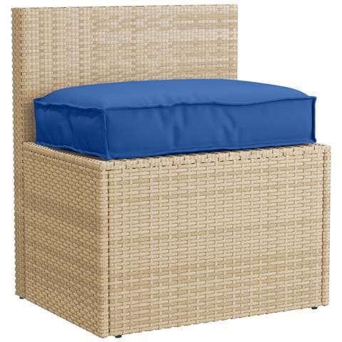 Cuscino da pallet per seduta blu reale 60x40x8 cm in tessuto Oxford - Foto 2