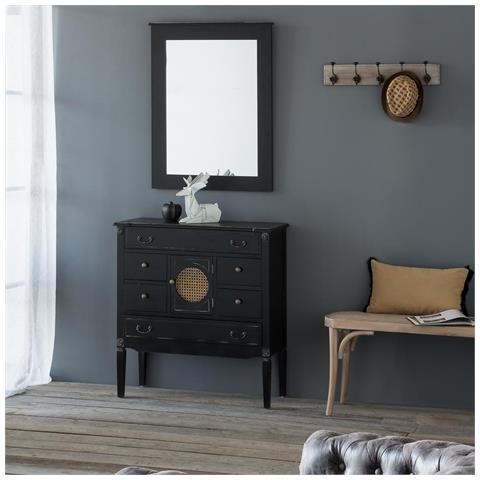 Comò In Legno Nero 85x38x90 - Foto 2