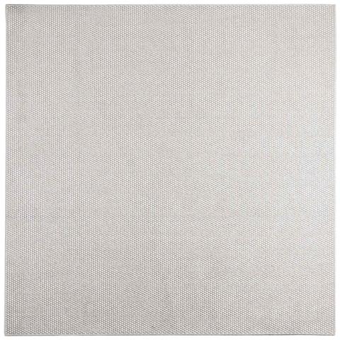 Tappeti per area HUARTE Crema e Grigio 240 x 240 cm Poliestere - Foto 1