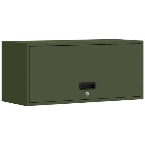 Armadio a muro per garage Oliver verde 80 x 33 x 35 cm - Foto 1