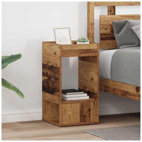 Tavolino 2 pcs Legno vecchio 30 x 30 x 56 cm Legno multistrato - Foto 2