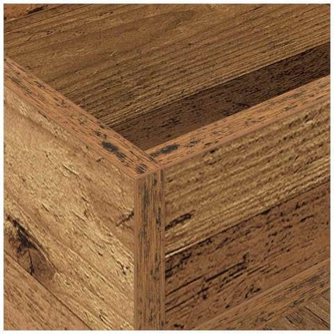 Tavolino 2 pcs Legno vecchio 30 x 30 x 56 cm Legno multistrato - Foto 9