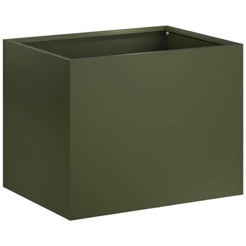 Vaso da giardino Verde Oliva 40 x 30 x 30 cm - Foto 1