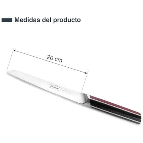 38222 - Coltello da pane Elite, acciaio inossidabile, lama conica per affilatura - Foto 3