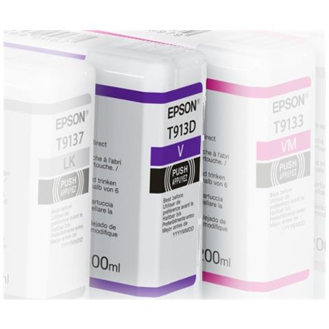T913d Violet Ink Cartridge 200ml - Foto 3