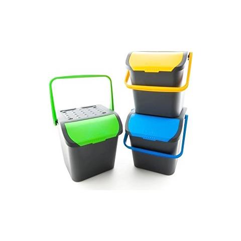 Ecologic Pattumiera, Multicolore, 38 x 36. 5 x 37 cm. - Foto 1