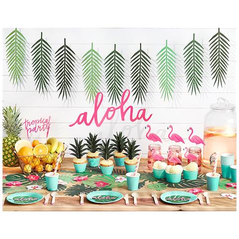 Partydeco - Kit Per Ghirlanda Con Foglie Esotiche - Foto 3