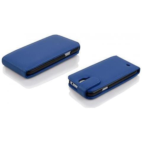 Custodia Compatibile Con Samsung Galaxy Mega 6.3 In Blu Reale - Coperchio Protettivo In Design Flip Realizzato In Similpelle Testurizzata - Foto 5