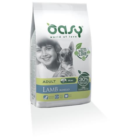 Oasy One Adult Mini Agnello Kg. 2,5 - Foto 1