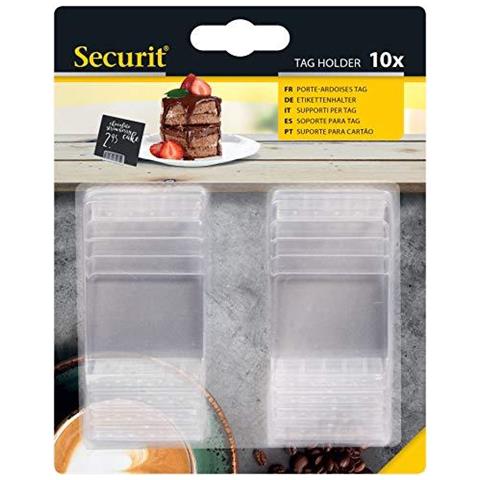 Supporti Per Targhe Scrivibili Tag ® 4x6 Cm Nero Confezione Da 10 Pezzi - Tag-hld-tr - Foto 5