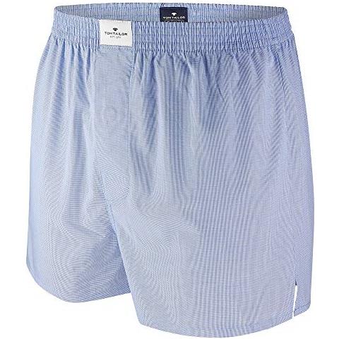 Boxer Da Uomo In Confezione Doppia Blu Chiaro / blu Navy 6614 L - Foto 2