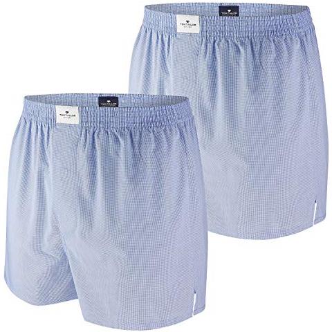 Boxer Da Uomo In Confezione Doppia Blu Chiaro / blu Navy 6614 L - Foto 1