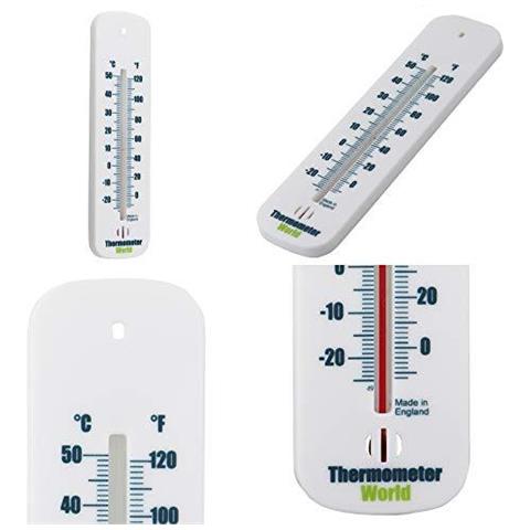 Accurate Camera Termometro Dellinterno Ed Esterno Per Misurare Temperatura Ambiente Nella Home Office Giardino O Serra - Facile Da Appendere E Leggi Preciso Termometro Da Parete - Foto 2