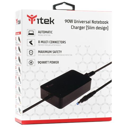 Alimentatore Universale per Notebook 90W8 connettori, SLIM DESIGN - Foto 2
