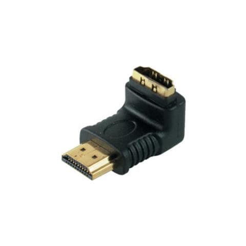 BS77407, HDMI, HDMI, Maschio / femmina, Nero, Oro, Sacchetto di politene - Foto 1