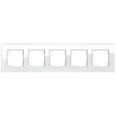 Esprit Glas Bianco Placca Per Interruttori E Coperchio Per Presa - Foto 1