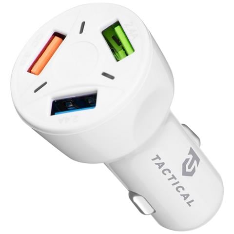 Caricabatterie Originale Da Accendisigari Auto Apd-369 7a Con 3x Usb White - Foto 1