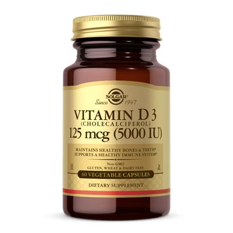 , Vitamina D3, Depot, 5000iu, 60 Capsule - Foto 1
