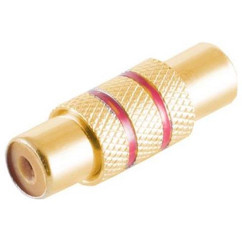 Adattatore -basic-s Accoppiamento Rca A Accoppiamento Rca Metallo Contatti Placcati Oro Rosso (bs57040-mgr) - Foto 2
