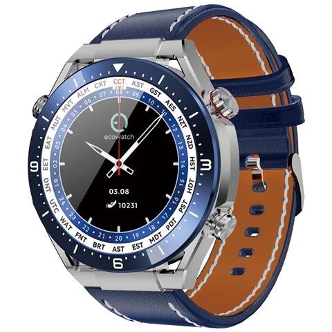 Smartwatch Ecowatch1 Display 1.52" Digitale 51 mm 360 x 360 Pixel Colore Argento - Foto 3