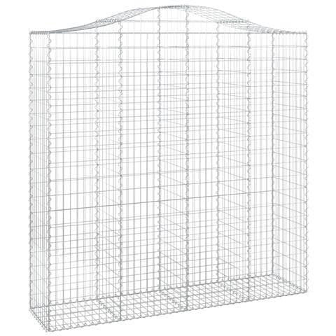 Cesto Gabbione Ad Arco 200x50x200/220 Cm Ferro Zincato - Foto 1