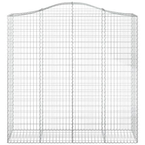Cesto Gabbione Ad Arco 200x50x200/220 Cm Ferro Zincato - Foto 2