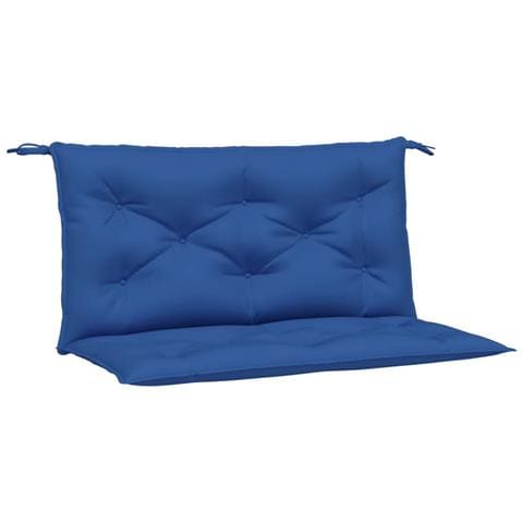 Cuscini Panca Giardino 2pz Blu Reale 100x50x7 Cm Tessuto Oxford - Foto 2