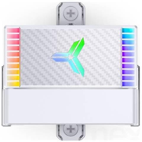 Dissipatore CPU ad Aria Jonsbo CR-1400 Evo ARGB White per Socket Intel LGA 1700/1200 AMD AM5/AM4 - Foto 3