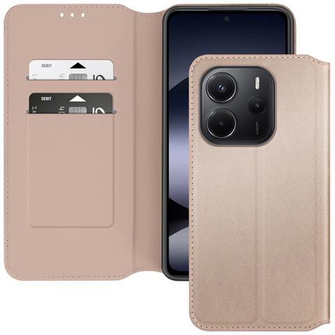 Custodia Per Redmi Note 14 4g Con Supporto Per Portafogli E Video - Foto 1