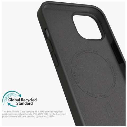 Eco Silicone Case custodia per cellulare 15,4 cm (6.06") Cover Nero - Foto 2