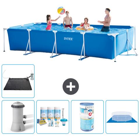 Piscina Fuori Terra - Rettangolo - 450x220x84 Cm - Blu - Include Accessori Coordinati A352 - Foto 1