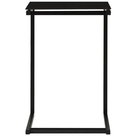 Lusso Casadino -  Tavolino Nero 40x40x60 Cm In Vetro Temperato - Foto 1