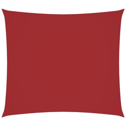 Parasole A Vela Oxford Rettangolare 2,5x3 M Rosso - Foto 1
