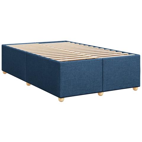 Giroletto a Molle con Materasso Blu 120x190 cm in Tessuto - Foto 9