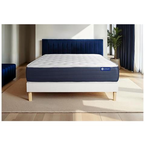 Kit Rete E Materasso Actiflex Sleep 120x190cm - Spessore : 22cm - Molle Insacchettate E Memory Foam - Bilanciato - - Foto 1