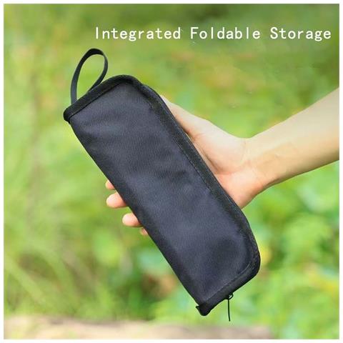 Sedia Pieghevole Da Esterno Grande: Portatile, Resistente E Ideale Per Campeggio E Pesca Black - Foto 2