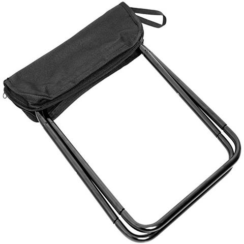 Sedia Pieghevole Da Esterno Grande: Portatile, Resistente E Ideale Per Campeggio E Pesca Black - Foto 4