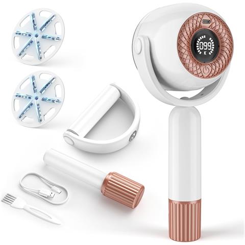 Levapelucchi Elettrico Ricaricabile Usb 2 In 1 Bianco - Foto 1