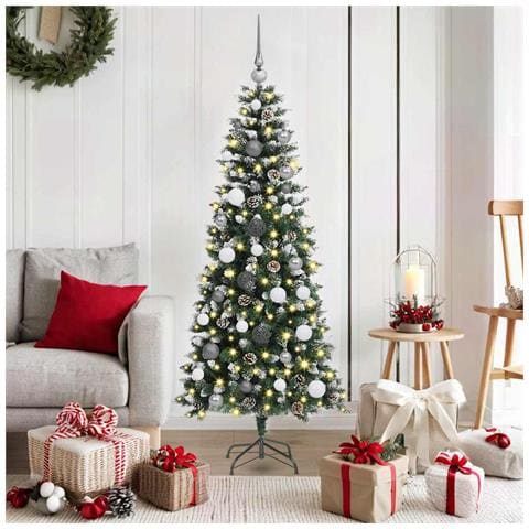 Albero di Natale artificiale Verde 150 cm PVC - Foto 2