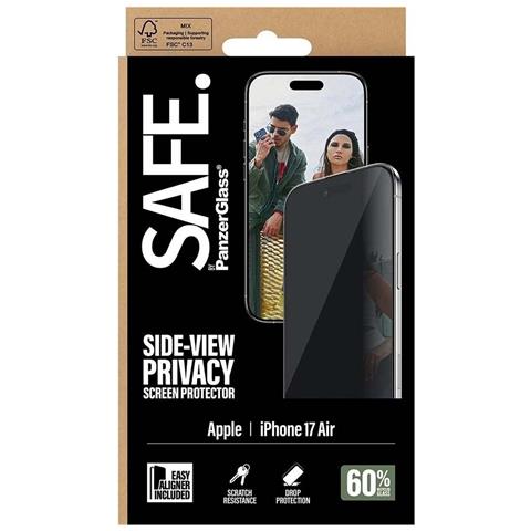 Protezione Schermo Per Iphone Air Privacy Ultra Wide Fit Anti-spia, Nero Trasparente - Foto 2