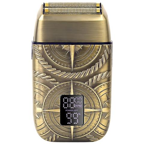 Rasoio Elettrico Alternativo Con Display Led, Ricaricabile Usb, Regolabarba Portatile Bronze - Foto 1