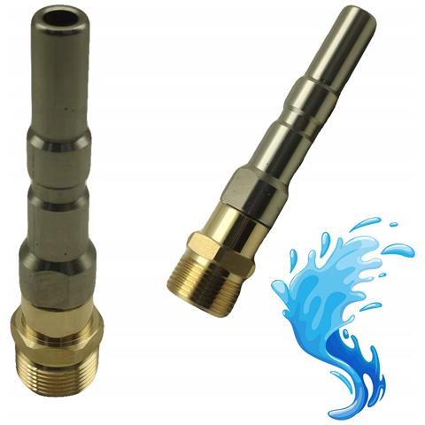Adattatore Per Idropulitrice Compatibile Con Nilfisk E Kranzle D12 - Filettatura M22x1,5 14mm | Ottone Di Alta Qualità | Accessori Professionali - Foto 1
