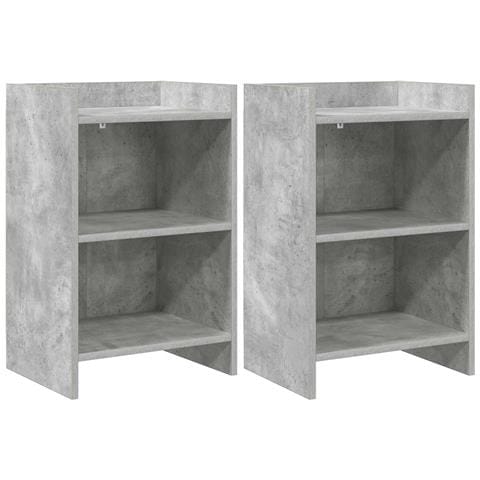 Comodini 2 pcs Grigio Cemento 40 x 30 x 60 cm - Foto 1
