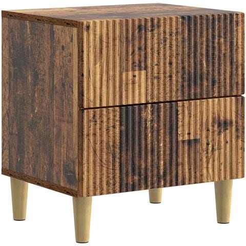 Armadio da Notte con cassetto Legno antico 43 x 34,5 x 48 cm - Foto 1