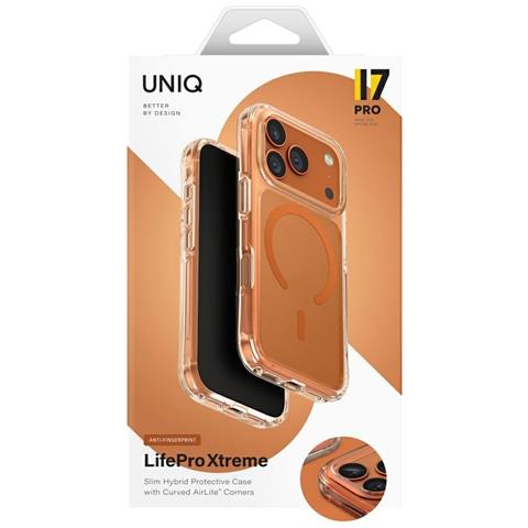 Custodia Per Iphone 17 Pro Arancione Magsafe Uniq - Foto 6