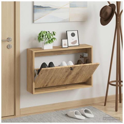 Mobiletto per Scarpe da Muro DELFT 71 x 17 x 43 cm - Foto 2